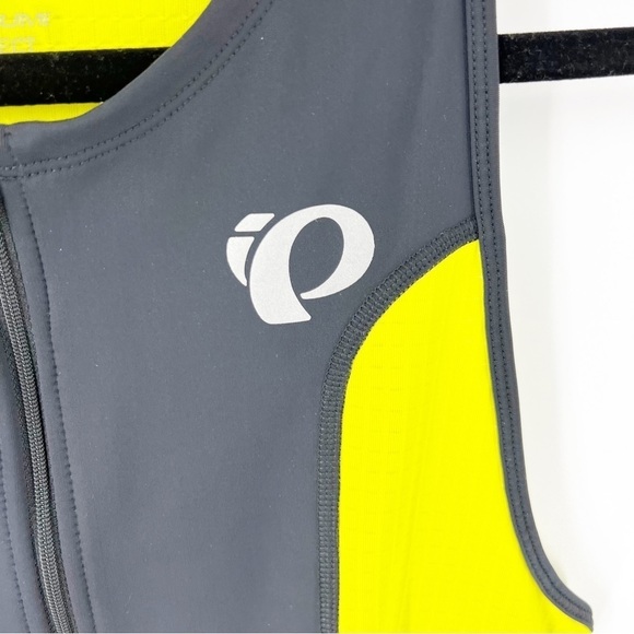 ✅Pearl Izumi Select Tri Singlet - Black-Sulphur Springs BLACK/YELLOW Mens MED - Picture 2 of 7